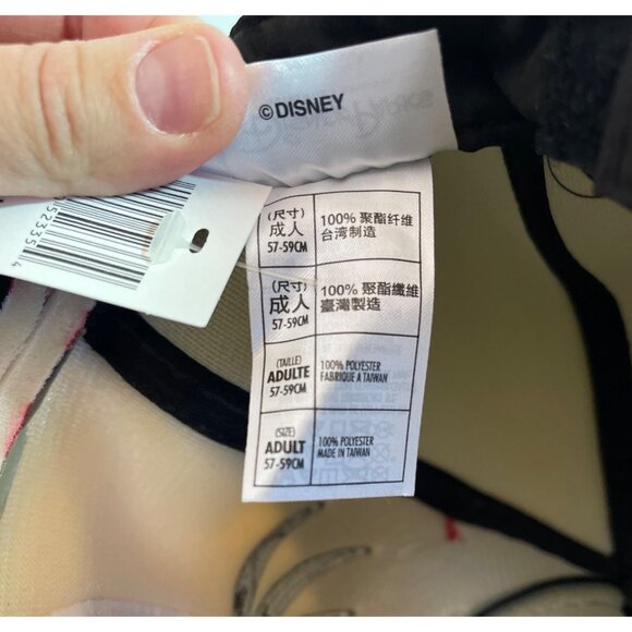 Disney Minnie Mouse Black & Red Polka Dot Character Hat With Bow - Picture 8 of 11